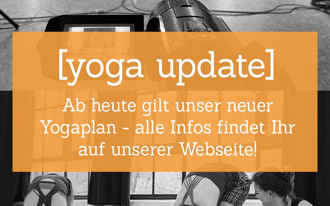 Neuer Yogaplan | Yoga an der Wuppertaler Nordbahntrasse
